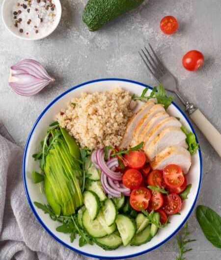 Delicious Pesto Chicken Quinoa Bowl Recipe