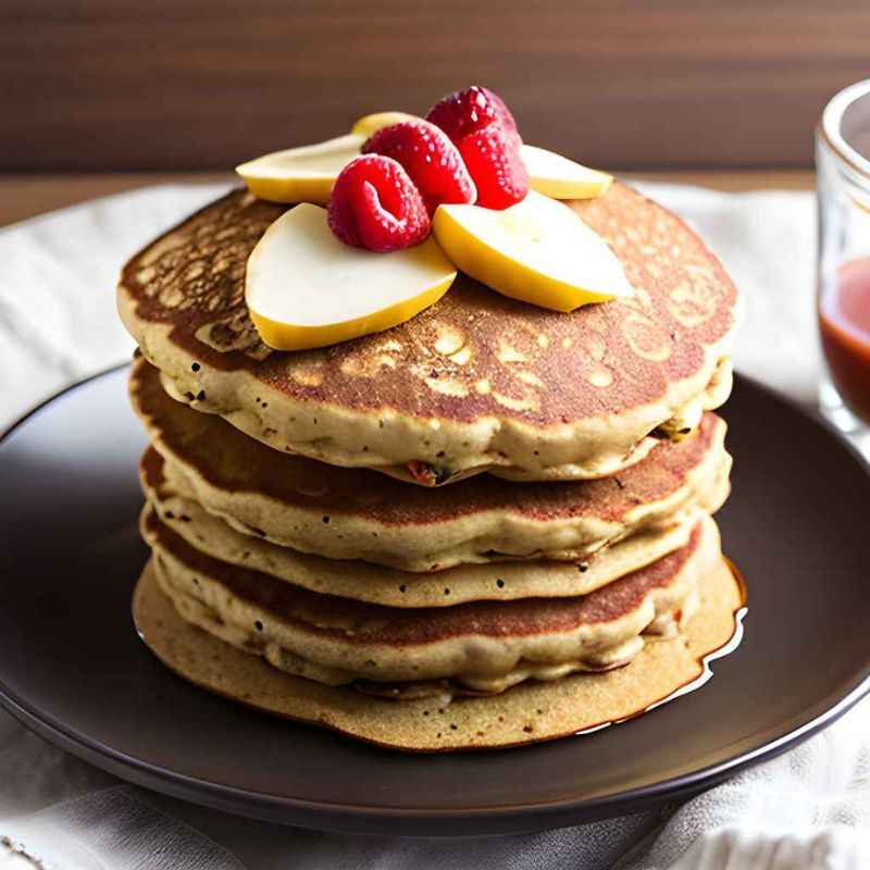 vegan oatmeal pancakes